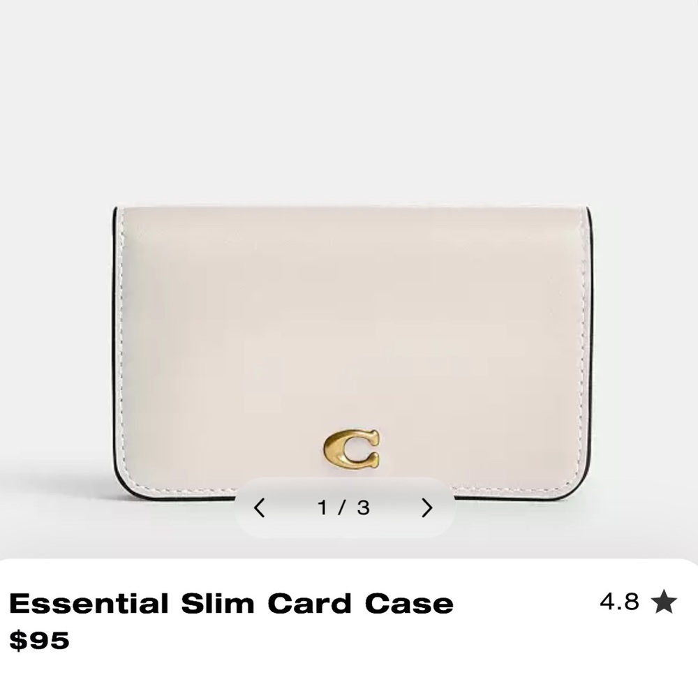 Coach Essential Slim Card Case